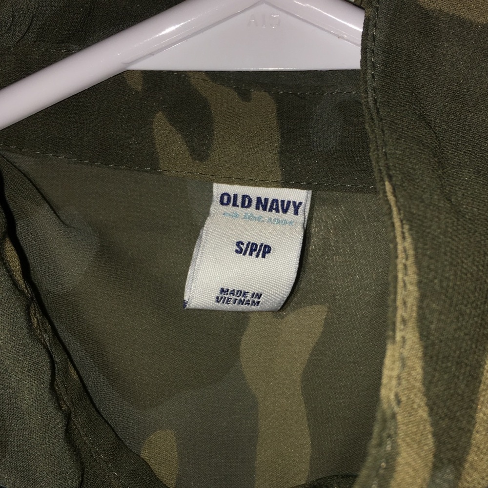 Camo Button Down - Picture 2 of 2